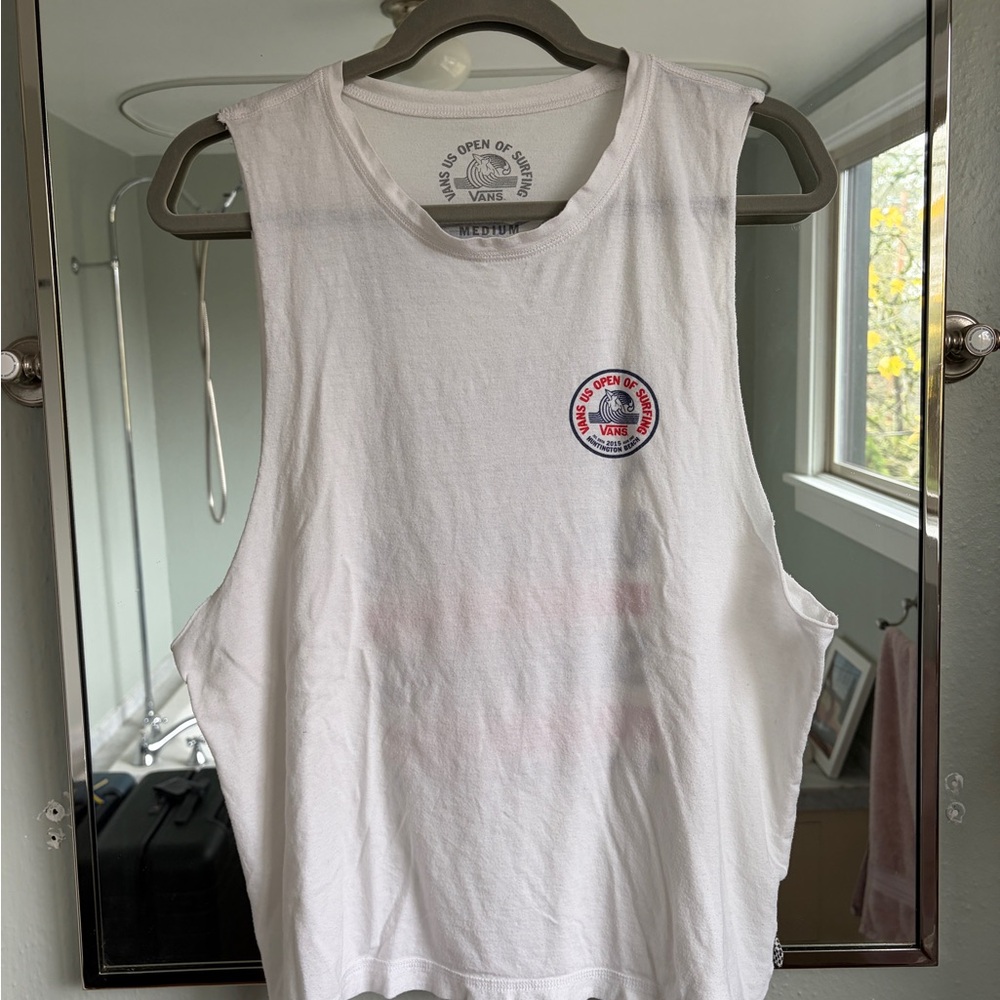 Vans white tank top